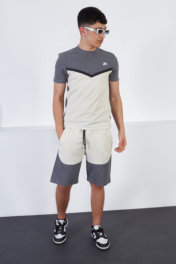 Nike Men's Tech Fleece Summer Tracksuit Gray/Beige