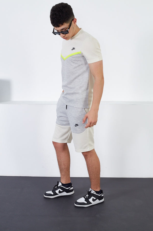 Nike Men's Tech Fleece Summer Tracksuit Beige/Gray